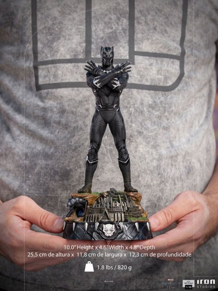 Estatuilla de La Saga del 10 1 Pantera Negra Deluxe 25 cm