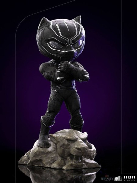 Figura PVC de The Infinity Saga Mini Co. Pantera Negra 15 cm