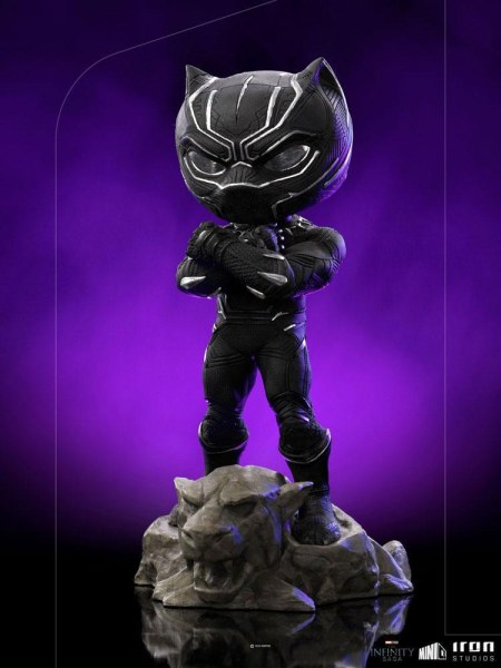 Figura PVC de The Infinity Saga Mini Co. Pantera Negra 15 cm