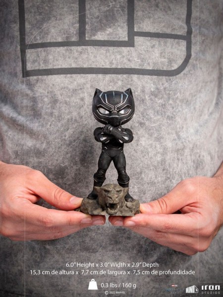 Figura PVC de The Infinity Saga Mini Co. Pantera Negra 15 cm