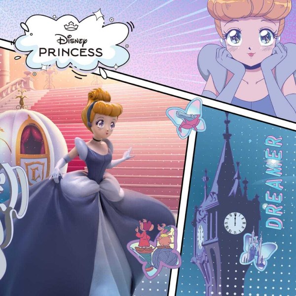 Estatuilla Disney Anime Princesa Escala Cenicienta 19 cm
