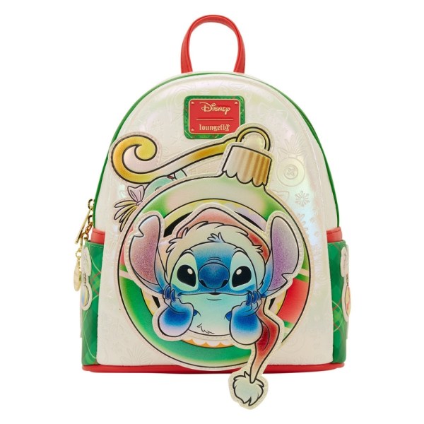 MINI MOCHILA LILO Y STITCH HOLIDAY - DISNEY LOUNGEFLY
