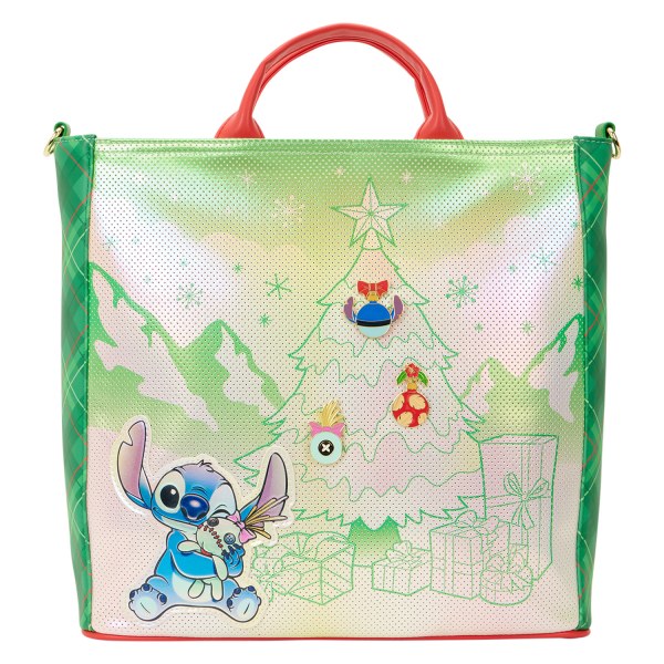 BOLSA TOTE LILO Y STITCH HOLIDAY - DISNEY LOUNGEFLY
