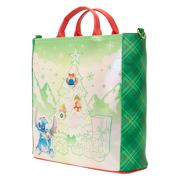 BOLSA TOTE LILO Y STITCH HOLIDAY - DISNEY LOUNGEFLY