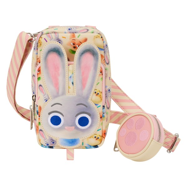 BOLSO BANDOLERA PARA CELULAR CON MONEDERO ZOOTOPIA 2 - DISNEY LOUNGEFLY