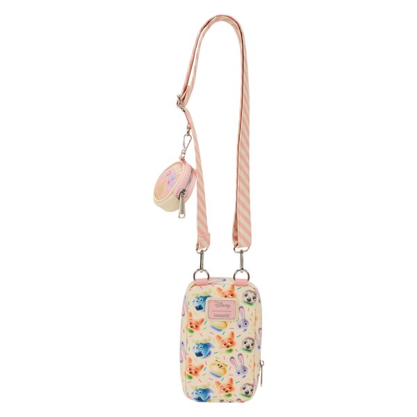 BOLSO BANDOLERA PARA CELULAR CON MONEDERO ZOOTOPIA 2 - DISNEY LOUNGEFLY