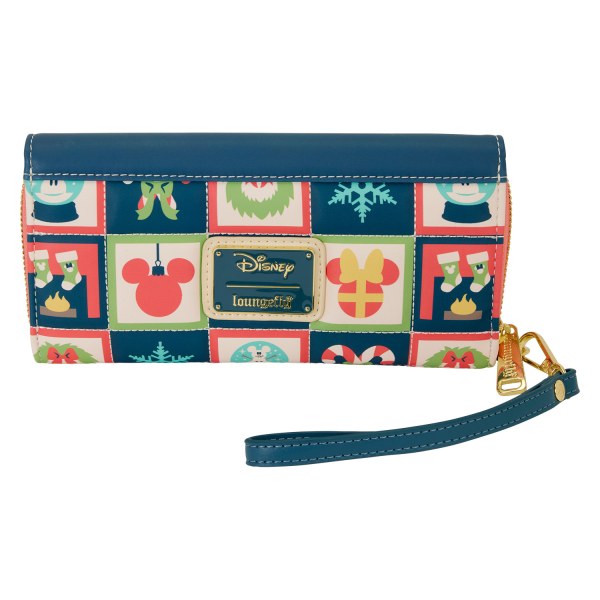 CARTERA CON SOLAPA DE MICKEY Y MINNIE - DISNEY LOUNGEFLY