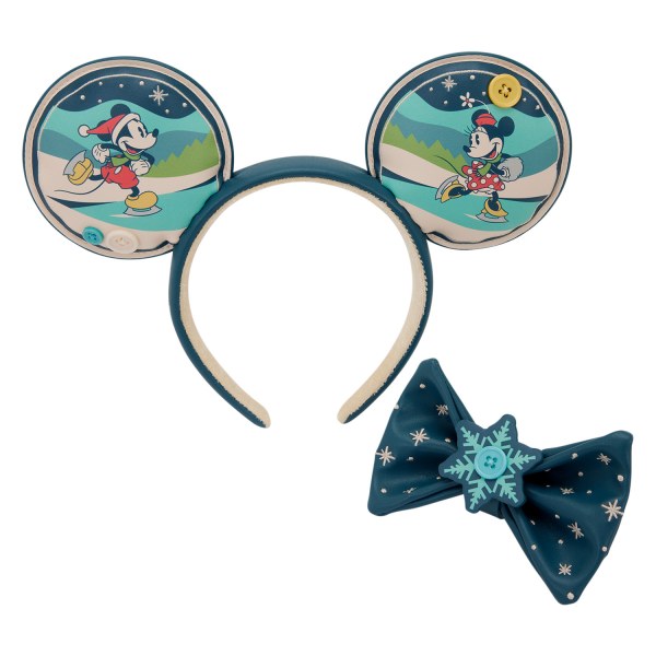 DIADEMA MICKEY Y MINNIE HOLIDAY - DISNEY LOUNGEFLY