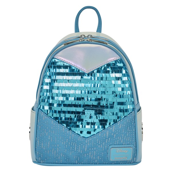 Mini Mochila cosplay con lentejuelas brillantes de la princesa Elsa - Disney Loungefly Frozen