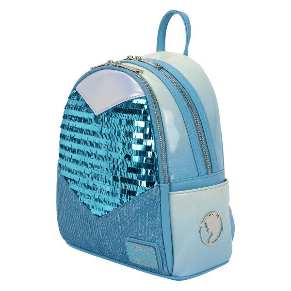 Mini Mochila cosplay con lentejuelas brillantes de la princesa Elsa - Disney Loungefly Frozen