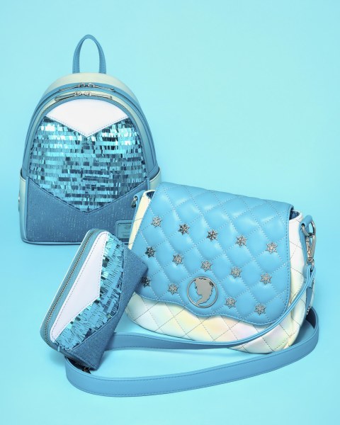 Mini Mochila cosplay con lentejuelas brillantes de la princesa Elsa - Disney Loungefly Frozen