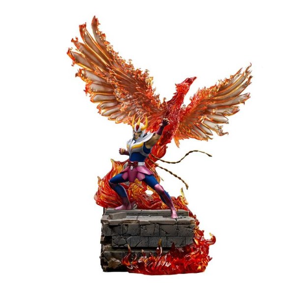 Estatua de los Caballeros del Zodiaco 1 Escala de Arte Deluxe Phoenix Ikki 41 cm