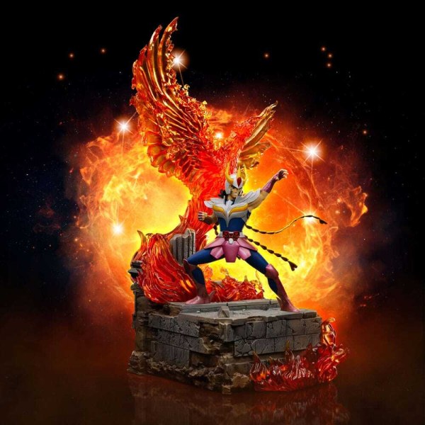 Estatua de los Caballeros del Zodiaco 1 Escala de Arte Deluxe Phoenix Ikki 41 cm