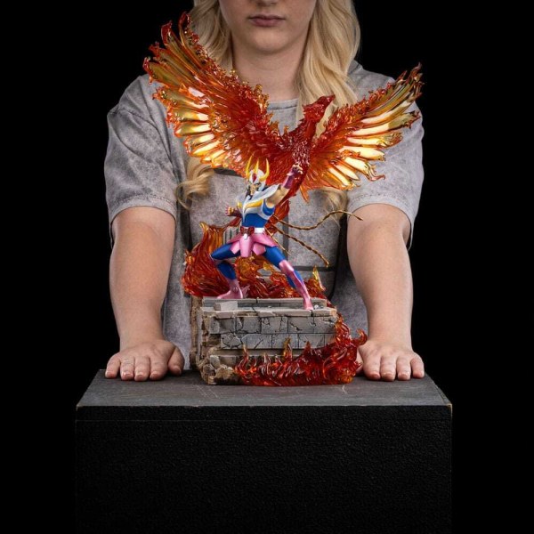 Estatua de los Caballeros del Zodiaco 1 Escala de Arte Deluxe Phoenix Ikki 41 cm