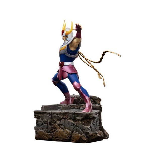 Estatua de los Caballeros del Zodiaco a escala 1 de Phoenix Ikki , 23 cm