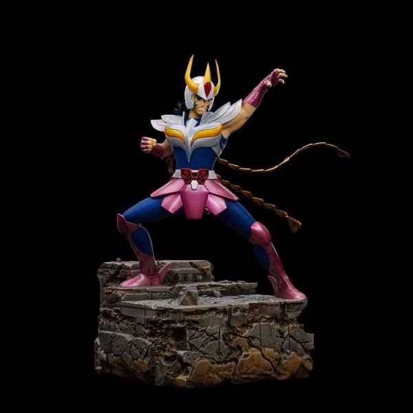 Estatua de los Caballeros del Zodiaco a escala 1 de Phoenix Ikki , 23 cm