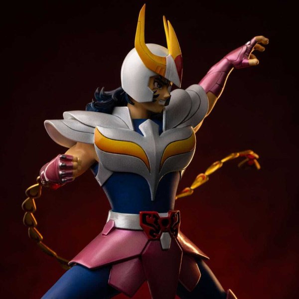 Estatua de los Caballeros del Zodiaco a escala 1 de Phoenix Ikki , 23 cm