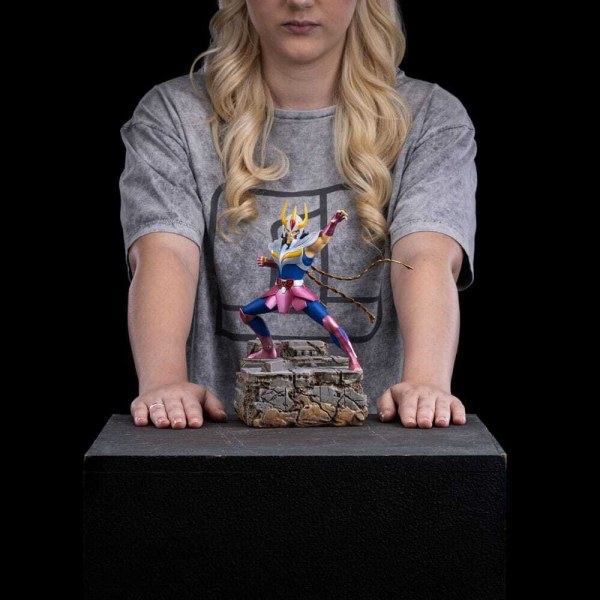 Estatua de los Caballeros del Zodiaco a escala 1 de Phoenix Ikki , 23 cm
