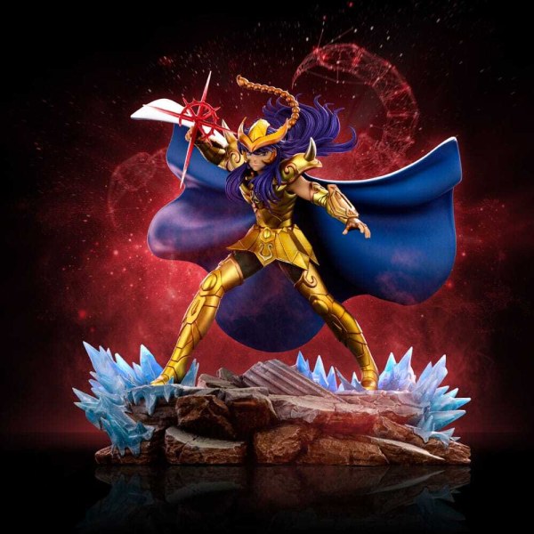 Estatua de los Caballeros del Zodiaco Escala de Arte 1 Escorpio Milo 24 cm