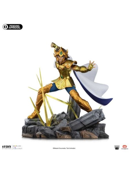Estatua de los Caballeros del Zodiaco Escala de 10 1 Aiolia 24 cm