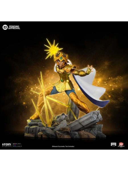 Estatua de los Caballeros del Zodiaco Escala de 10 1 Aiolia 24 cm