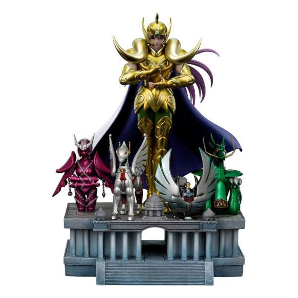 Los Caballeros del Zodiaco 1 10 Scale Aries Mu Deluxe 27 cm
