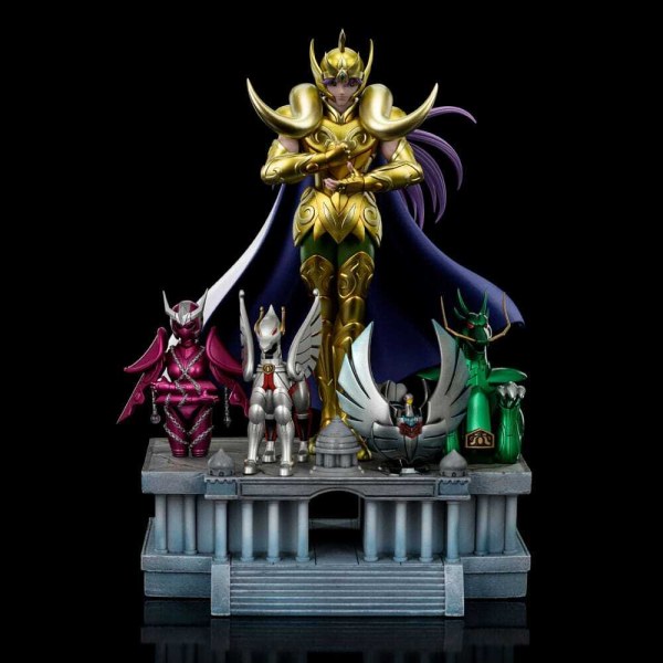 Los Caballeros del Zodiaco 1 10 Scale Aries Mu Deluxe 27 cm