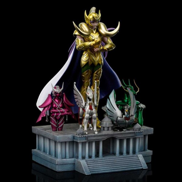 Los Caballeros del Zodiaco 1 10 Scale Aries Mu Deluxe 27 cm
