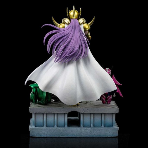 Los Caballeros del Zodiaco 1 10 Scale Aries Mu Deluxe 27 cm