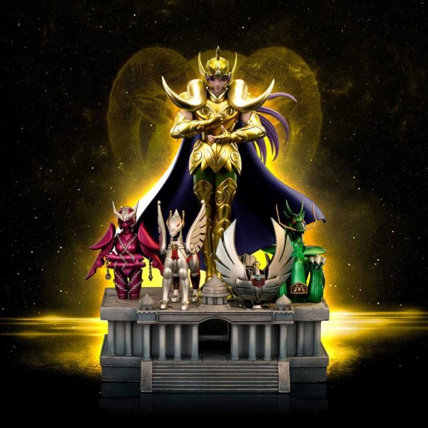 Los Caballeros del Zodiaco 1 10 Scale Aries Mu Deluxe 27 cm