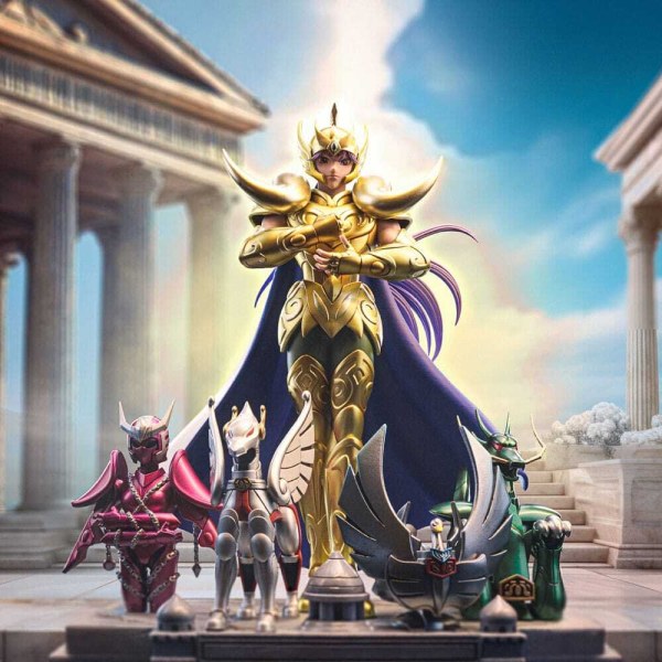 Los Caballeros del Zodiaco 1 10 Scale Aries Mu Deluxe 27 cm