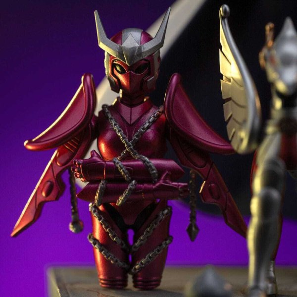 Los Caballeros del Zodiaco 1 10 Scale Aries Mu Deluxe 27 cm