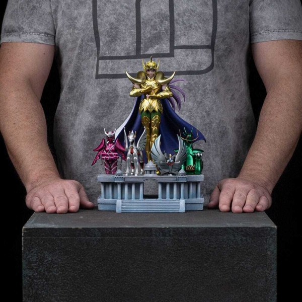 Los Caballeros del Zodiaco 1 10 Scale Aries Mu Deluxe 27 cm