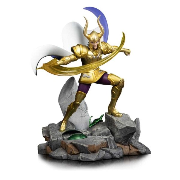 Estatua de los Caballeros del Zodiaco Escala de Arte 1 Capricornio Shura 25 cm