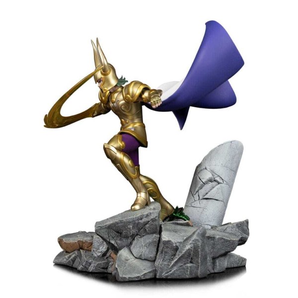Estatua de los Caballeros del Zodiaco Escala de Arte 1 Capricornio Shura 25 cm