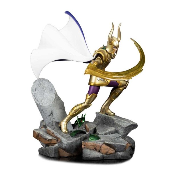 Estatua de los Caballeros del Zodiaco Escala de Arte 1 Capricornio Shura 25 cm