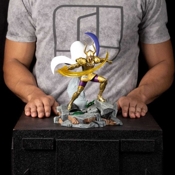 Estatua de los Caballeros del Zodiaco Escala de Arte 1 Capricornio Shura 25 cm