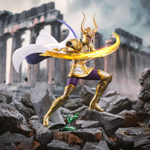Estatua de los Caballeros del Zodiaco Escala de Arte 1 Capricornio Shura 25 cm
