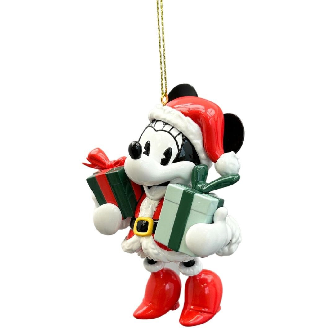 Adorno 3D Minnie vintage santa - Disney