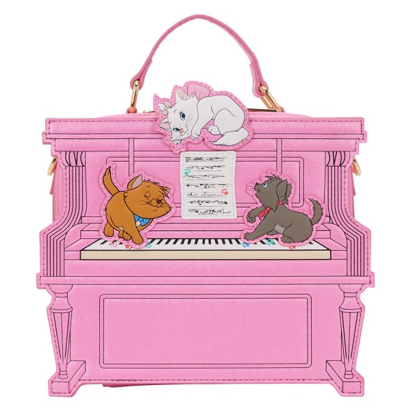 BOLSO BANDOLERA CON FIGURA DE PIANO DE LOS ARISTOGATOS - DISNEY LOUNGEFLY
