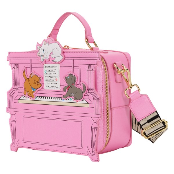 BOLSO BANDOLERA CON FIGURA DE PIANO DE LOS ARISTOGATOS - DISNEY LOUNGEFLY