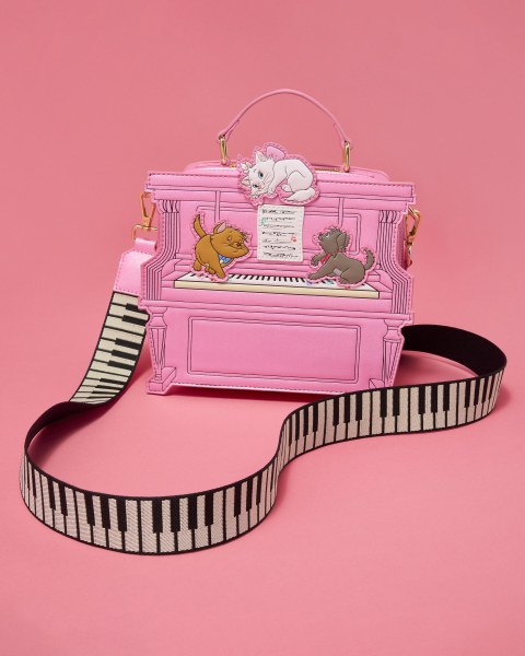 BOLSO BANDOLERA CON FIGURA DE PIANO DE LOS ARISTOGATOS - DISNEY LOUNGEFLY