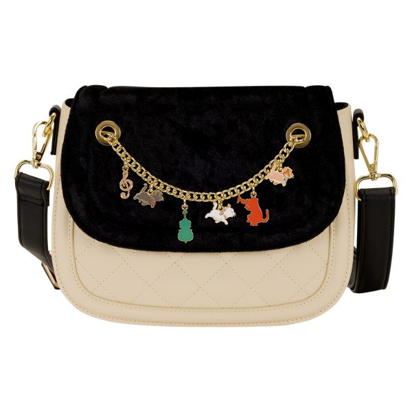 BOLSO BANDOLERA CON CHARM DE LOS ARISTOGATOS - DISNEY LOUNGEFLY