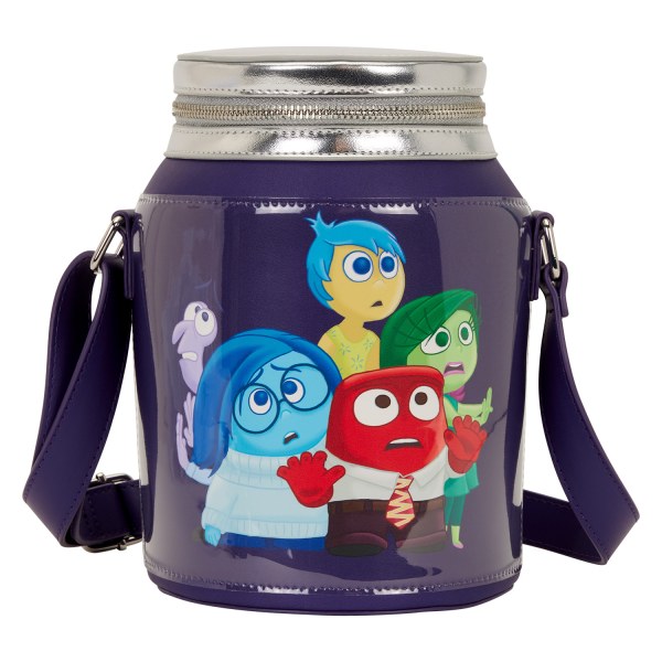 BOLSO BANDOLERA CON FIGURA DE INSIDE OUT 2 - DISNEY PIXAR LOUNGEFLY