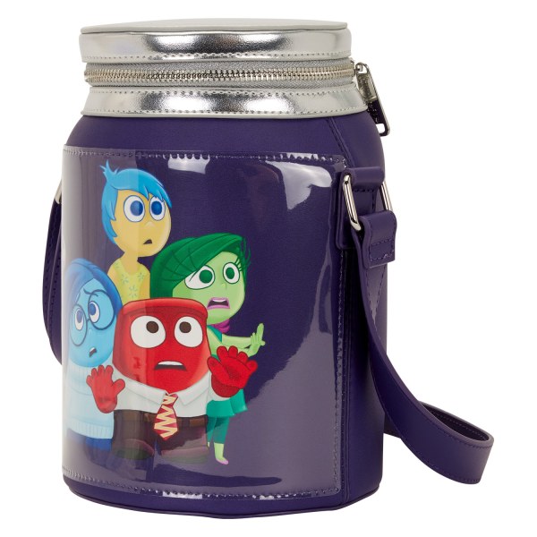 BOLSO BANDOLERA CON FIGURA DE INSIDE OUT 2 - DISNEY PIXAR LOUNGEFLY