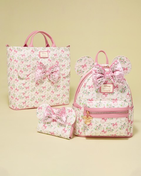 MINI MOCHILA FLORAL DE MINNIE MOUSE - DISNEY LOUNGEFLY