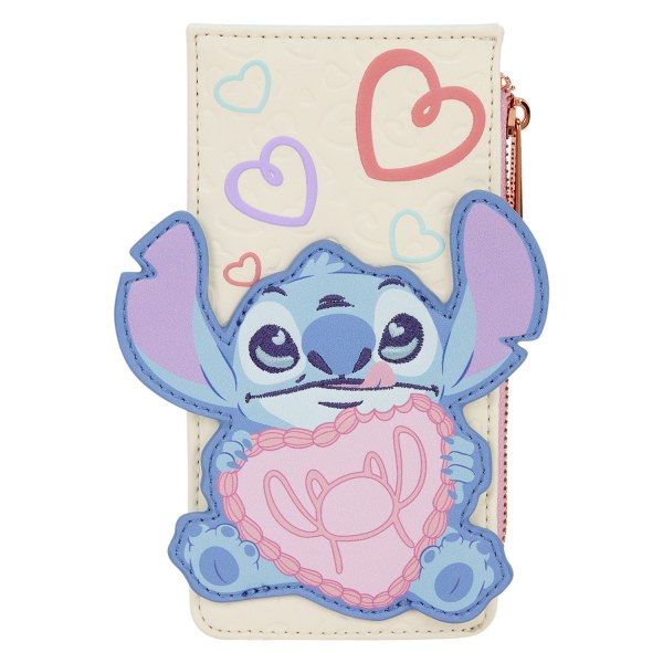 PORTATARJETAS GRANDE STITCH & ANGEL BE MINE - DISNEY LOUNGEFLY