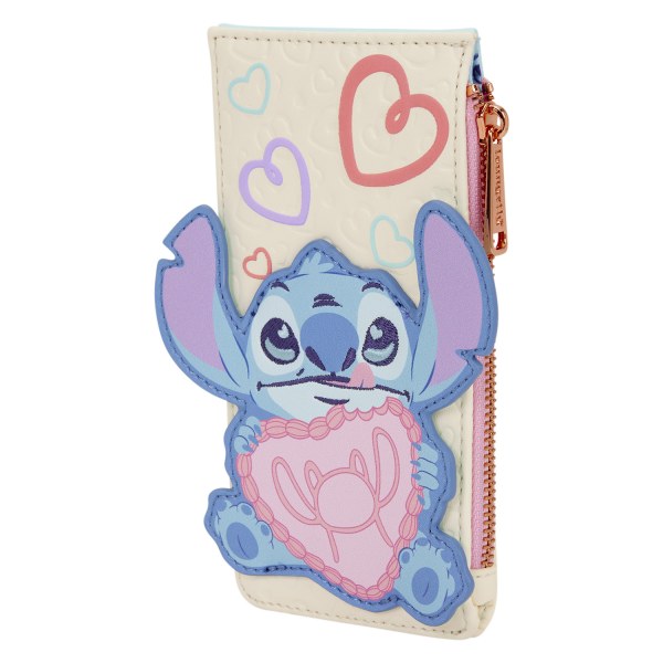 PORTATARJETAS GRANDE STITCH & ANGEL BE MINE - DISNEY LOUNGEFLY