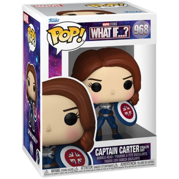 Funko Pop! 968 Marvel ¿Qué pasaría si…? Capitán Carter Stealth
