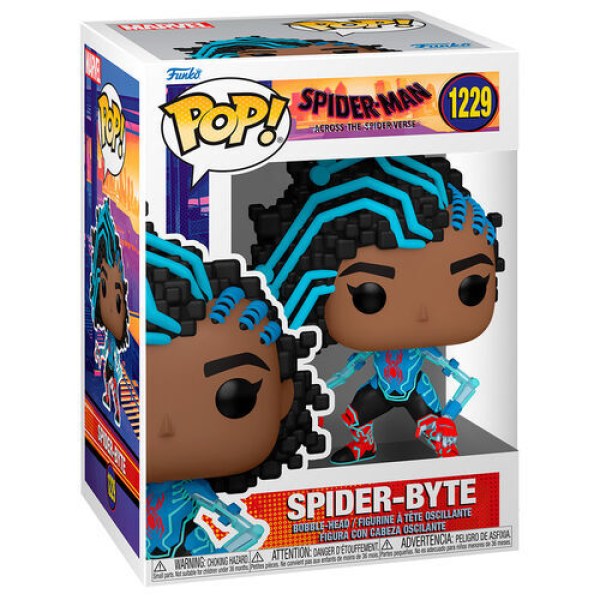 Funko Pop! 1229 Marvel Hombre Araña : A través del Spider-Verso – Spider-Byte